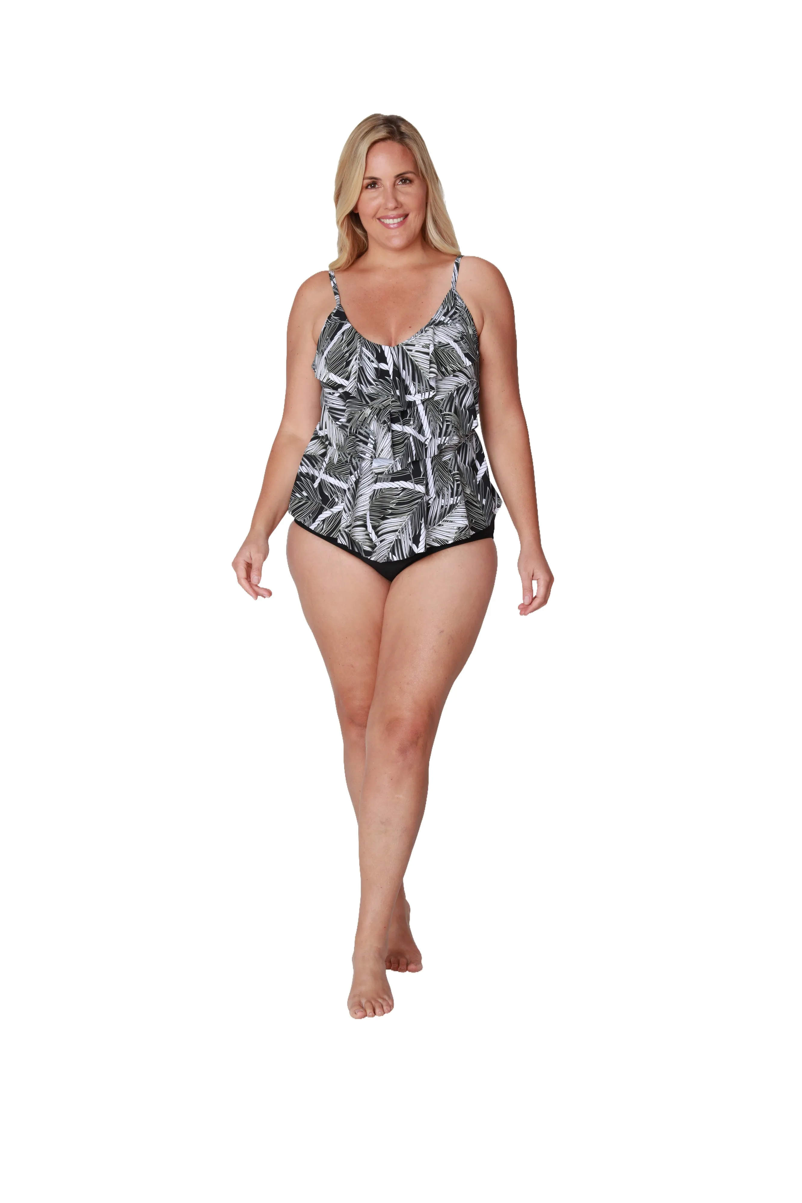 Women's Swimwear in vibrantly colored prints in Missy sizes - 8-16.